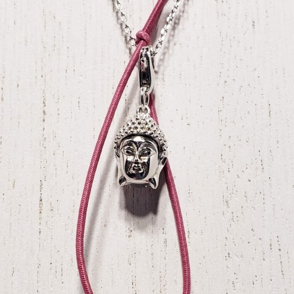 Isabella M Boston Sterling Buddha Necklace NEW - Picture 1 of 8